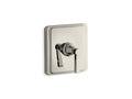 KOHLER K-T13173-4A-SN Pinstripe Mastershower Temperature Control Valve Trim With Lever Handle - Vibrant Polished Nickel