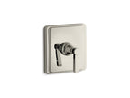 KOHLER K-T13173-4A-SN Pinstripe Mastershower Temperature Control Valve Trim With Lever Handle - Vibrant Polished Nickel