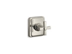 KOHLER K-T13174-3A-SN Pinstripe Pure Mastershower Volume Control Valve Trim With Cross Handle - Vibrant Polished Nickel