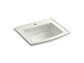 KOHLER K-2356-1-NY Archer 22-3/4" Rectangular Drop-In Bathroom Sink In Dune