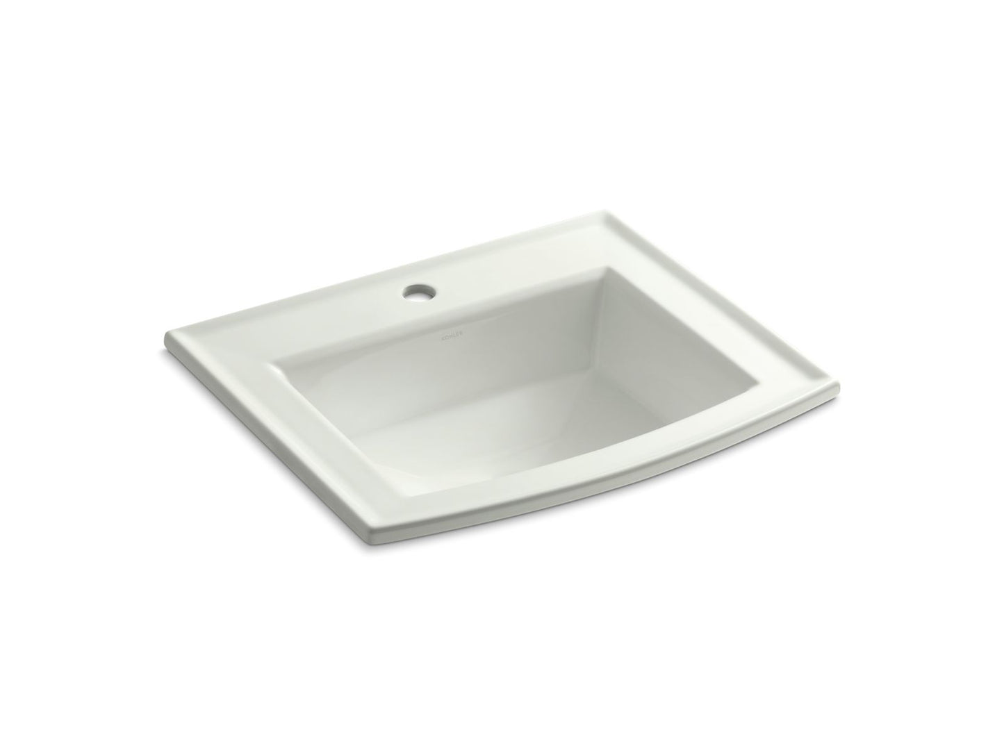 KOHLER K-2356-1-NY Archer 22-3/4" Rectangular Drop-In Bathroom Sink In Dune