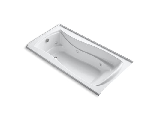 KOHLER K-1257-L-0 Mariposa 72" X 36" Alcove Whirlpool Bath, Left Drain In White