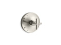 KOHLER K-TS14423-3-BN Purist Rite-Temp Valve Trim With Cross Handle - Vibrant Brushed Nickel