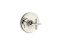 KOHLER K-TS14423-3-SN Purist Rite-Temp Valve Trim With Cross Handle - Vibrant Polished Nickel
