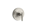 KOHLER K-TS14423-4-BN Purist Rite-Temp Valve Trim With Lever Handle - Vibrant Brushed Nickel