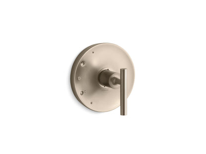 KOHLER K-TS14423-4-BV Purist Rite-Temp valve trim with lever handle - Vibrant Brushed Bronze