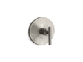 KOHLER K-T14488-4-BN Purist Mastershower Temperature Control Valve Trim With Lever Handle - Vibrant Brushed Nickel