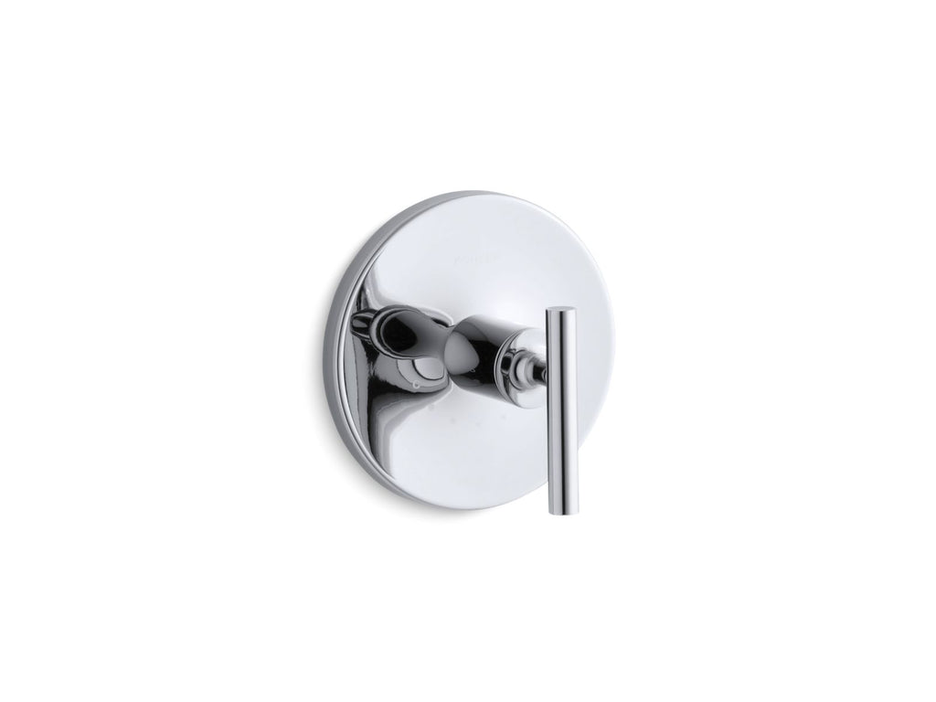 KOHLER K-T14488-4-CP Purist Mastershower Temperature Control Valve Trim With Lever Handle - Polished Chrome