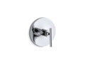 KOHLER K-T14488-4-CP Purist Mastershower Temperature Control Valve Trim With Lever Handle - Polished Chrome