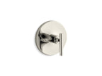 KOHLER K-T14488-4-SN Purist Mastershower Temperature Control Valve Trim With Lever Handle - Vibrant Polished Nickel