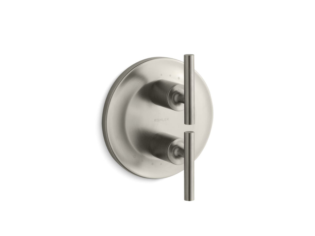 KOHLER K-T14489-4-BN Purist Mastershower Temperature And Volume Control Valve Trim - Vibrant Brushed Nickel