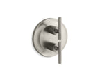 KOHLER K-T14489-4-BN Purist Mastershower Temperature And Volume Control Valve Trim - Vibrant Brushed Nickel