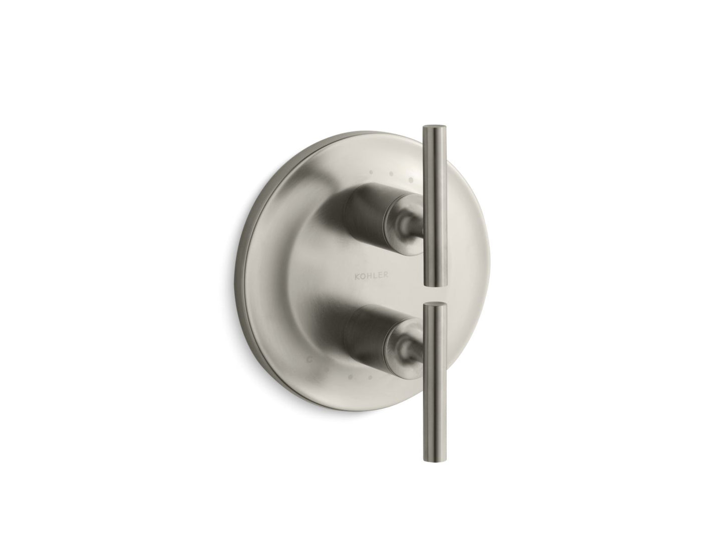 KOHLER K-T14489-4-BN Purist MasterShower temperature and volume control valve trim - Vibrant Brushed Nickel