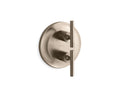 KOHLER K-T14489-4-BV Purist Mastershower Temperature And Volume Control Valve Trim - Vibrant Brushed Bronze