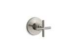 KOHLER K-T14490-3-BN Purist Mastershower Volume Control Valve Trim With Cross Handle - Vibrant Brushed Nickel
