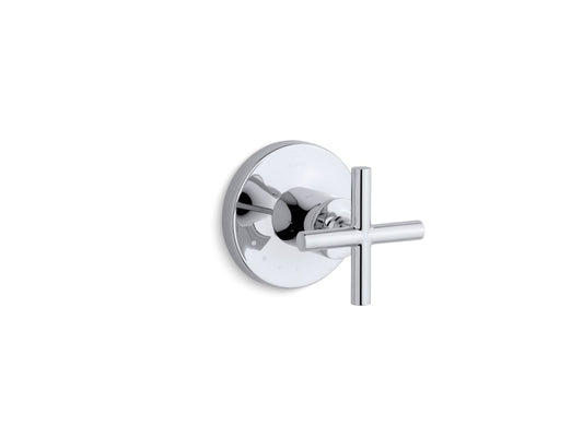 KOHLER K-T14490-3-CP Purist MasterShower volume control valve trim with cross handle - Polished Chrome