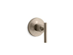 KOHLER K-T14490-4-BV Purist Mastershower Volume Control Valve Trim With Lever Handle - Vibrant Brushed Bronze