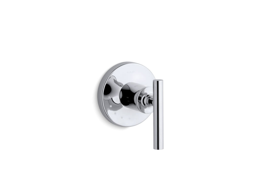 KOHLER K-T14490-4-CP Purist Mastershower Volume Control Valve Trim With Lever Handle - Polished Chrome