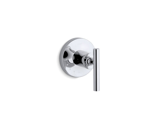 KOHLER K-T14490-4-CP Purist MasterShower volume control valve trim with lever handle - Polished Chrome