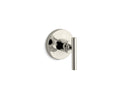 KOHLER K-T14490-4-SN Purist Mastershower Volume Control Valve Trim With Lever Handle - Vibrant Polished Nickel