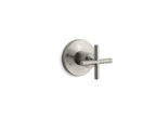 KOHLER K-T14491-3-BN Purist Mastershower Transfer Valve Trim With Cross Handle - Vibrant Brushed Nickel