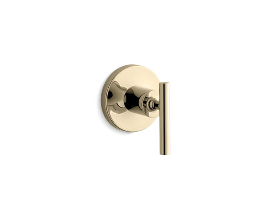 KOHLER K-T14491-4-AF Purist Mastershower Transfer Valve Trim With Lever Handle In Vibrant French Gold