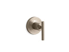 KOHLER K-T14491-4-BV Purist Mastershower Transfer Valve Trim With Lever Handle - Vibrant Brushed Bronze