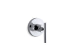 KOHLER K-T14491-4-AF Purist Mastershower Transfer Valve Trim With Lever Handle - Vibrant French Gold