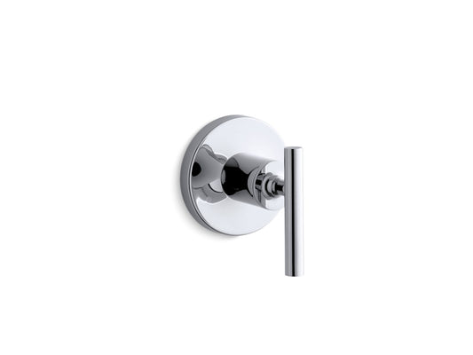 KOHLER K-T14491-4-CP Purist MasterShower transfer valve trim with lever handle - Polished Chrome