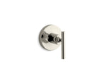 KOHLER K-T14491-4-SN Purist Mastershower Transfer Valve Trim With Lever Handle - Vibrant Polished Nickel