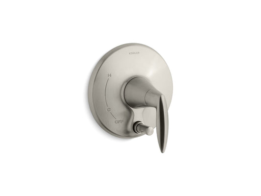 KOHLER K-T45112-4-BN Alteo Rite-Temp Valve Trim With Push-Button Diverter In Vibrant Brushed Nickel