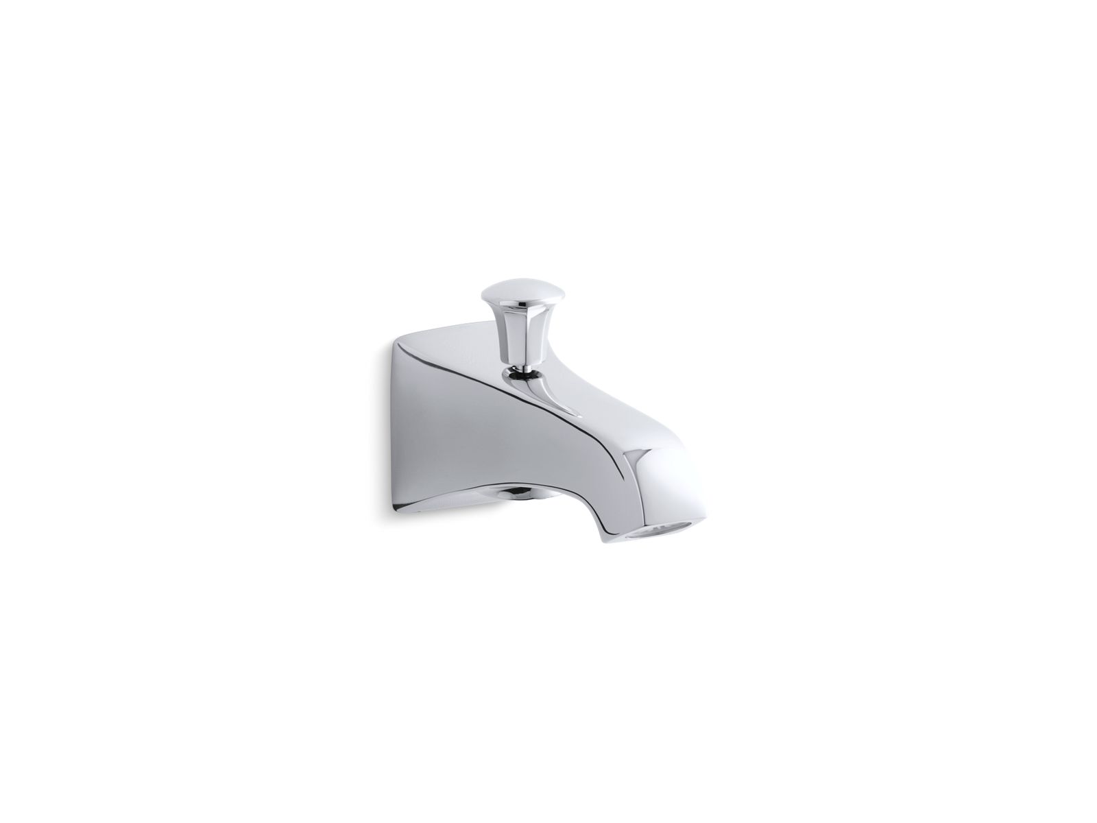 KOHLER K-496-BN Memoirs Stately Wall-Mount Bath Spout With Diverter - Vibrant Brushed Nickel