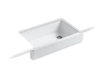 KOHLER K-6488-FF Whitehaven 35-1/2" Undermount Single-Bowl Farmhouse Kitchen Sink - Sea Salt