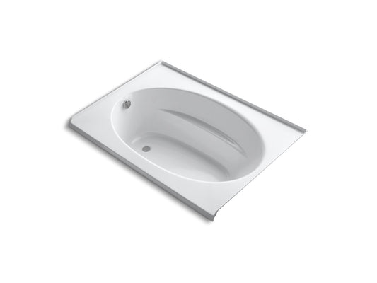 KOHLER K-1113-L-0 Windward 60" X 42" Alcove Bath, Left Drain In White