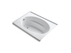 KOHLER K-1113-L-0 Windward 60" X 42" Alcove Bath, Left Drain - White