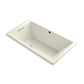 KOHLER K-1173-GH-96 Underscore 66" X 36" Drop-In Heated Bubblemassage Air Bath In Biscuit