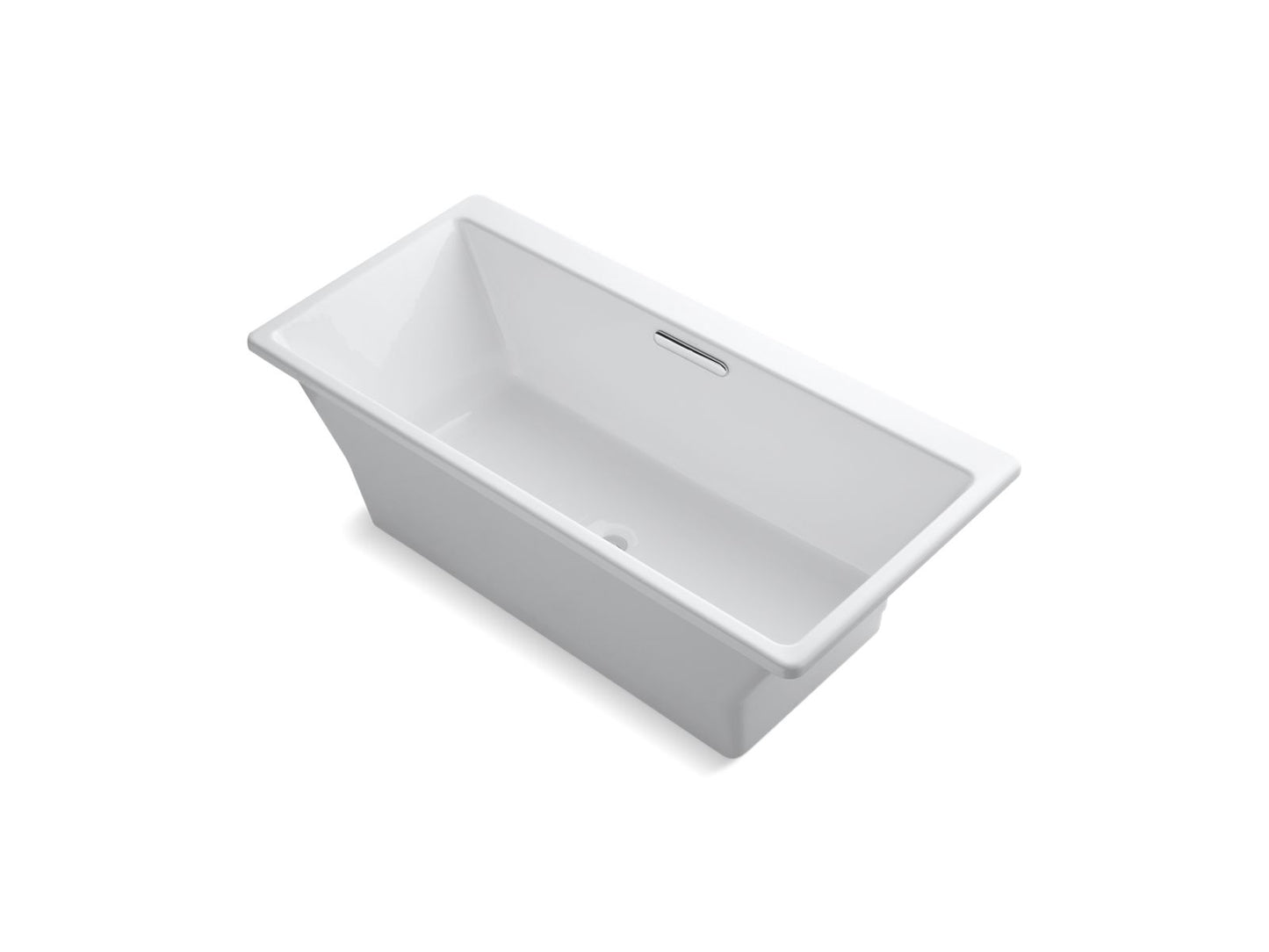 KOHLER K-819-F62-0 Reve 67" X 31-1/2" Freestanding Bath In White