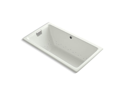 KOHLER K-856-GHBN-0 Tea-For-Two 66" X 36" Drop-In Heated Bubblemassage Air Bath In White