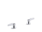 KOHLER K-16010-4-CP Triton Lever Handles For Centerset Base Faucet - Polished Chrome