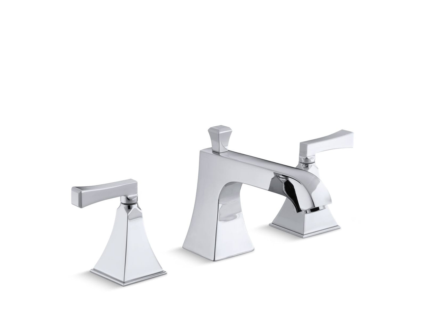 KOHLER K-T428-4V-BN Memoirs Stately Deck-mount bath faucet trim with diverter - Vibrant Brushed Nickel