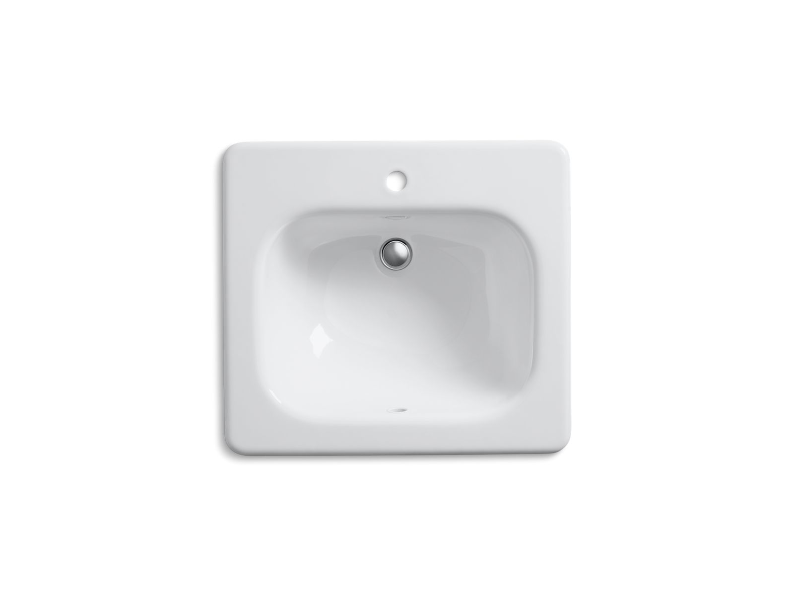 KOHLER K-2895-1-0 Tahoe 21" Rectangular Drop-In Bathroom Sink - White
