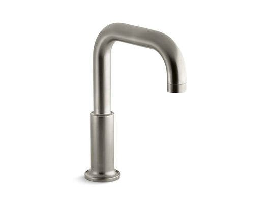 KOHLER K-14430-BN Purist Deck-Mount Bath Spout In Vibrant Brushed Nickel