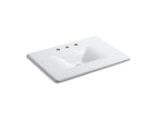 KOHLER K-3049-8-GRL Iron/Impressions 31" Enameled Cast Iron Vanity Top With Integrated Rectangular Sink - Lavender Grey