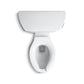 KOHLER K-3493-RA-0 Highline Classic Two-Piece Elongated Toilet, 1.6 Gpf In White