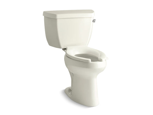 KOHLER K-3493-RA-96 Highline Classic Two-Piece Elongated Toilet, 1.6 Gpf In Biscuit