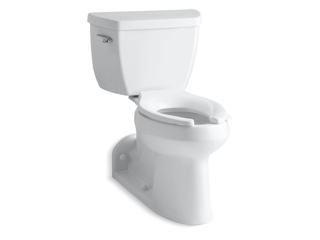 KOHLER K-3578-0 Barrington Two-Piece Elongated Toilet, 1.0 Gpf - White