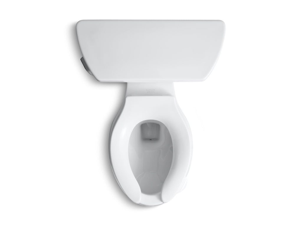 KOHLER K-3578-T-0 Barrington Two-Piece Elongated Toilet, 1.0 Gpf - White