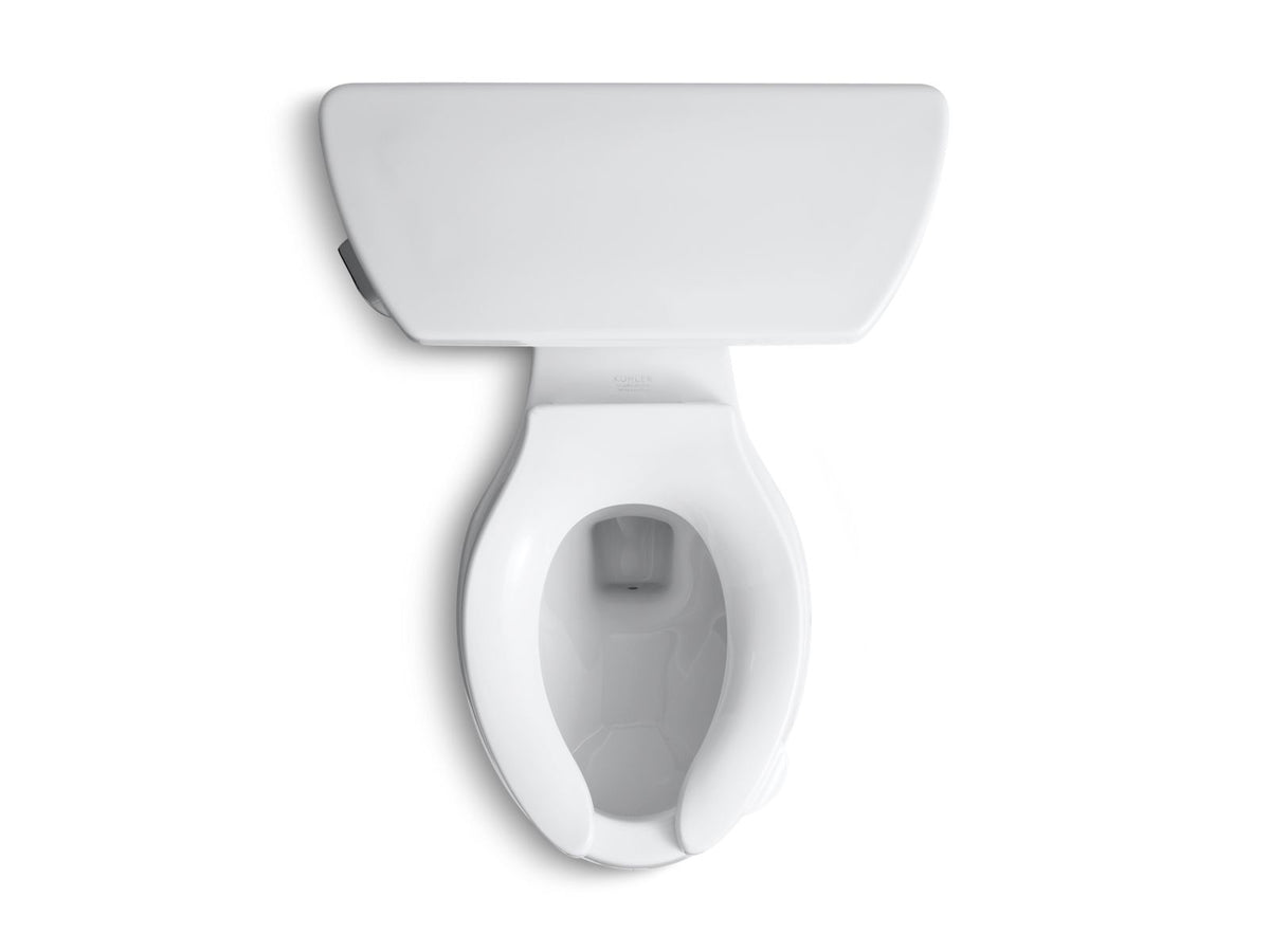 KOHLER K-3578-T-0 Barrington Two-Piece Elongated Toilet, 1.0 Gpf - White