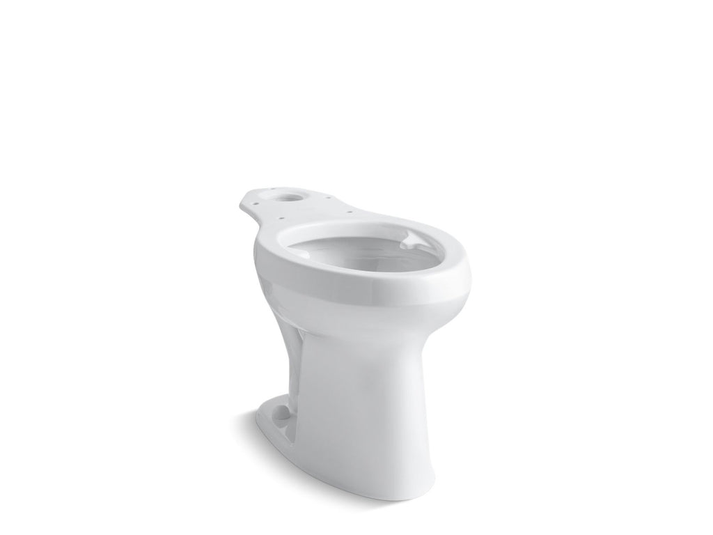 KOHLER K-4304-L-0 Highline Elongated Toilet Bowl With Bedpan Lugs - White