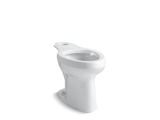 KOHLER K-4304-L-0 Highline Elongated toilet bowl with bedpan lugs - White